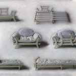 1:5 models of futon furniture design